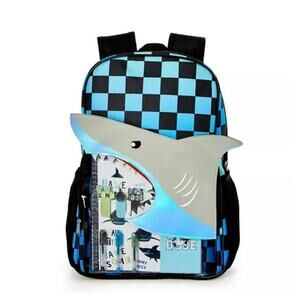 InMocean Little and Big Boys Shark Backpack with Stationary Set
